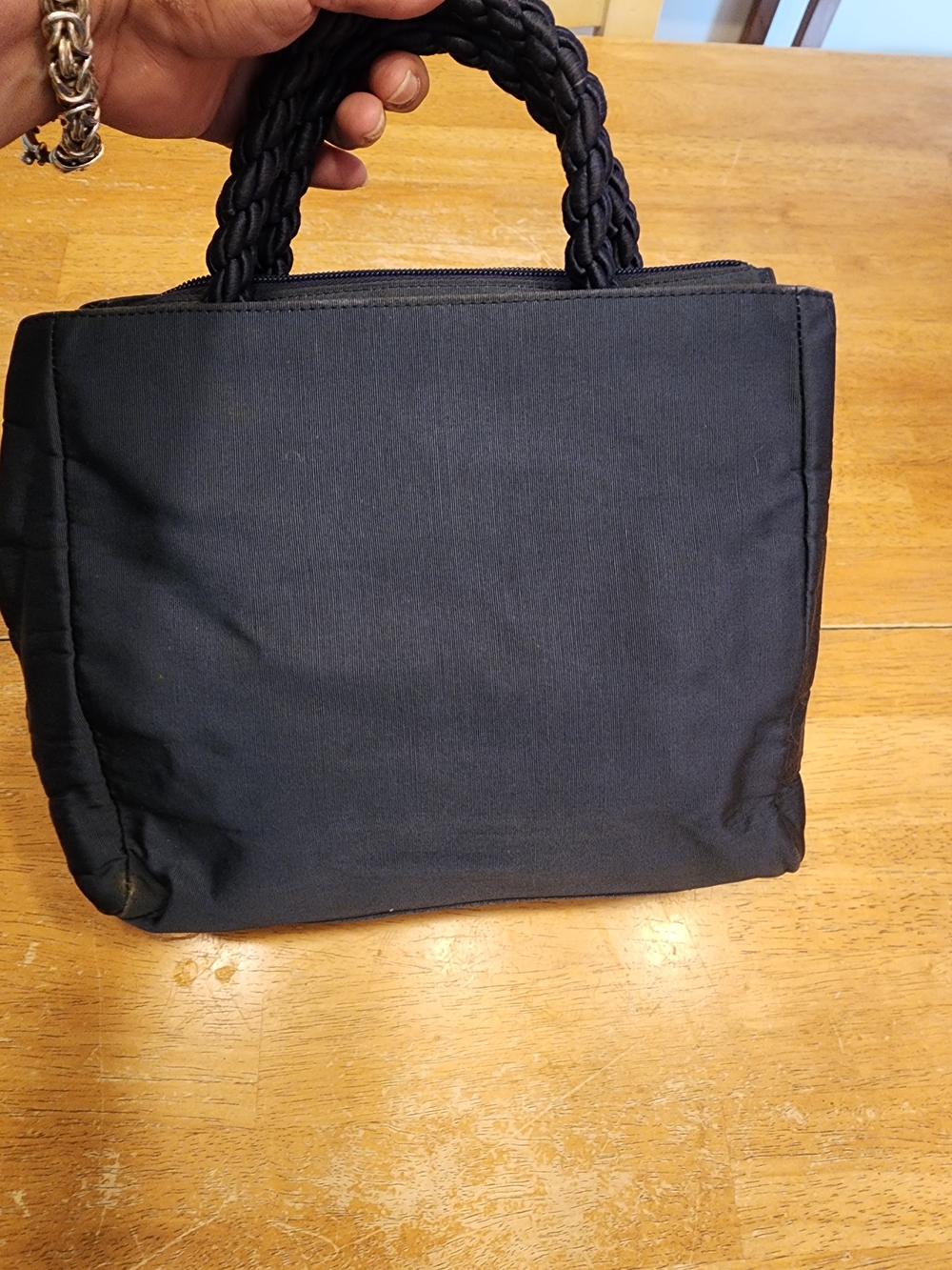 navy blue Anteprima bag made in Italy.